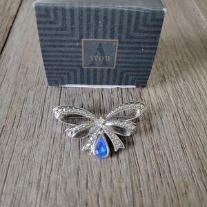 Vintage Avon Birthstone September Bow Pin